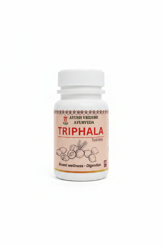 Triphala Tablets – Ayurvedic Bowel Wellness & Digestion (60 Tablets)