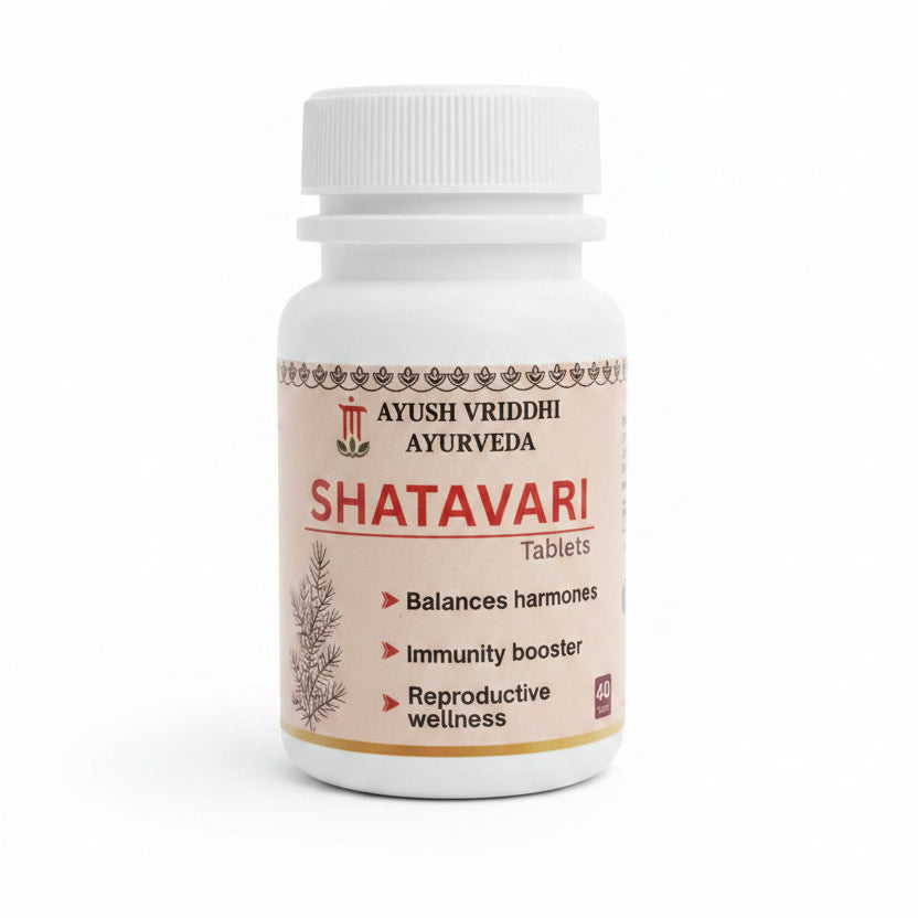 Shatavari Tablets – Ayurvedic Hormonal Balance & Reproductive Wellness 500mg (60 Tablets)