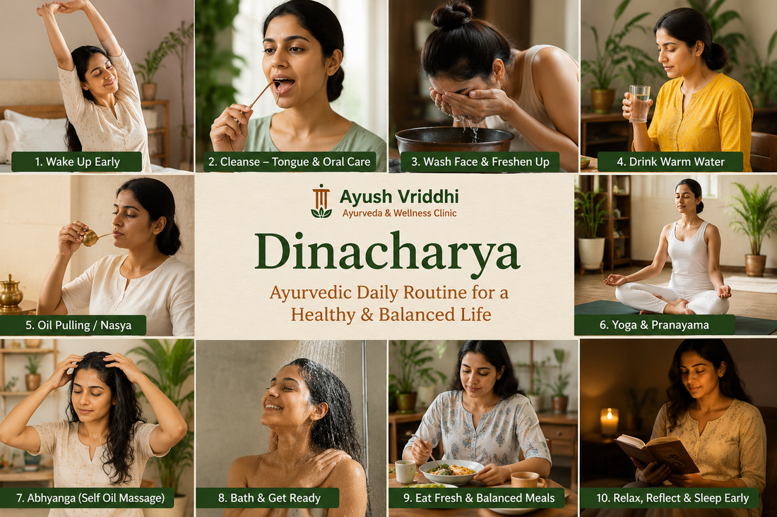 Transform Your Health with Dinacharya: The Ayush Vriddhi Daily Routine