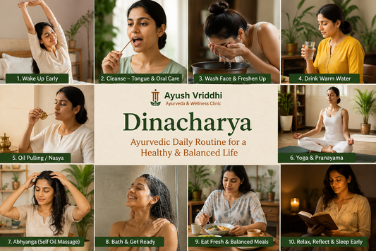 Transform Your Health with Dinacharya: The Ayush Vriddhi Daily Routine