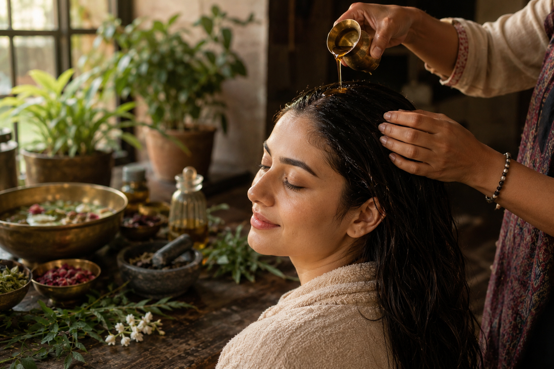 Nourish Your Roots: The Ayush Vriddhi Guide to Ayurvedic Hair Care