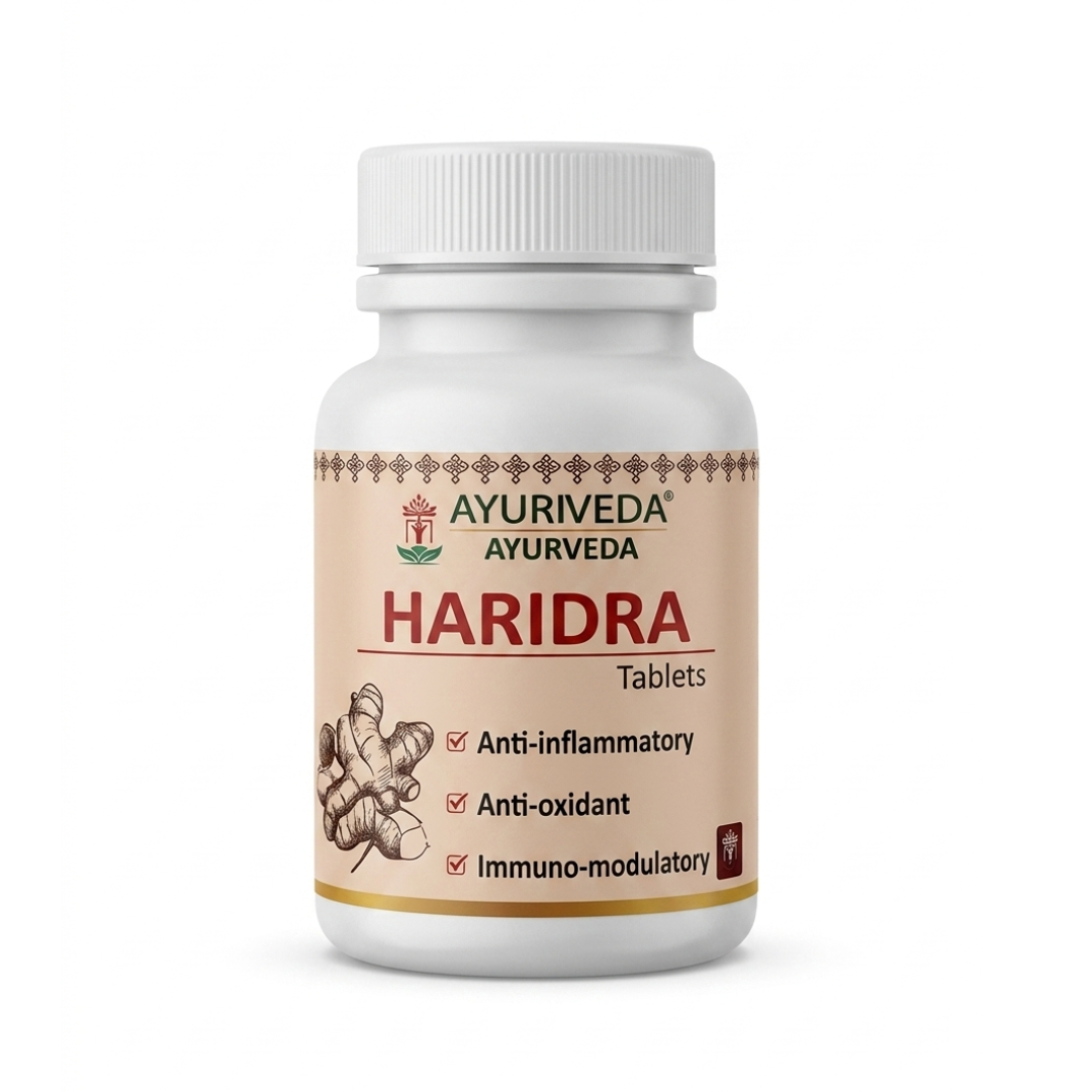 Haridra Tablets – Ayurvedic Curcuma Longa 500mg (60 Tablets)