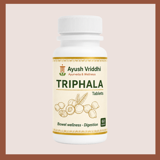Triphala Tablets – Ayurvedic Bowel Wellness & Digestion (60 Tablets)