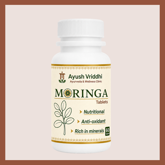 Moringa Tablets – Ayurvedic Nutritional, Antioxidant & Mineral-Rich 500mg (60 Tablets)