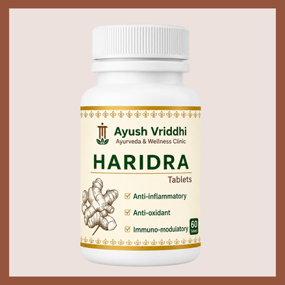Haridra Tablets – Ayurvedic Curcuma Longa 500mg (60 Tablets)