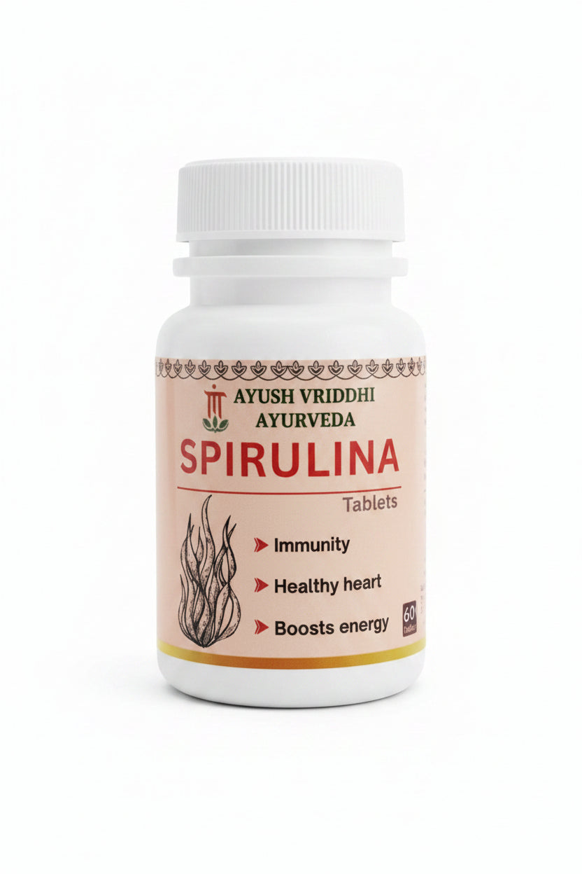 Spirulina Tablets – Immunity, Energy & Heart Health 500mg (60 Tablets)