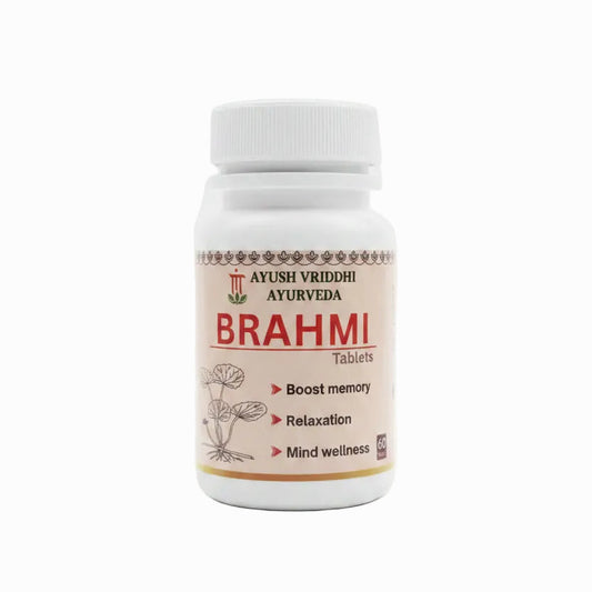 Brahmi Tablets – Ayurvedic Memory Booster & Mind Wellness 500mg (60 Tablets)